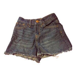 Old Navy Girls High-Rise Adjustable Waist Denim Blue Shorts Size 6‎